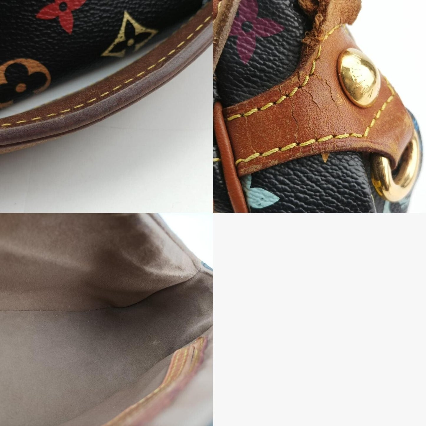 LOUIS VUITTON Marilyn Noir Monogram Multicolore M40128MI5017 Shoulder Bag
