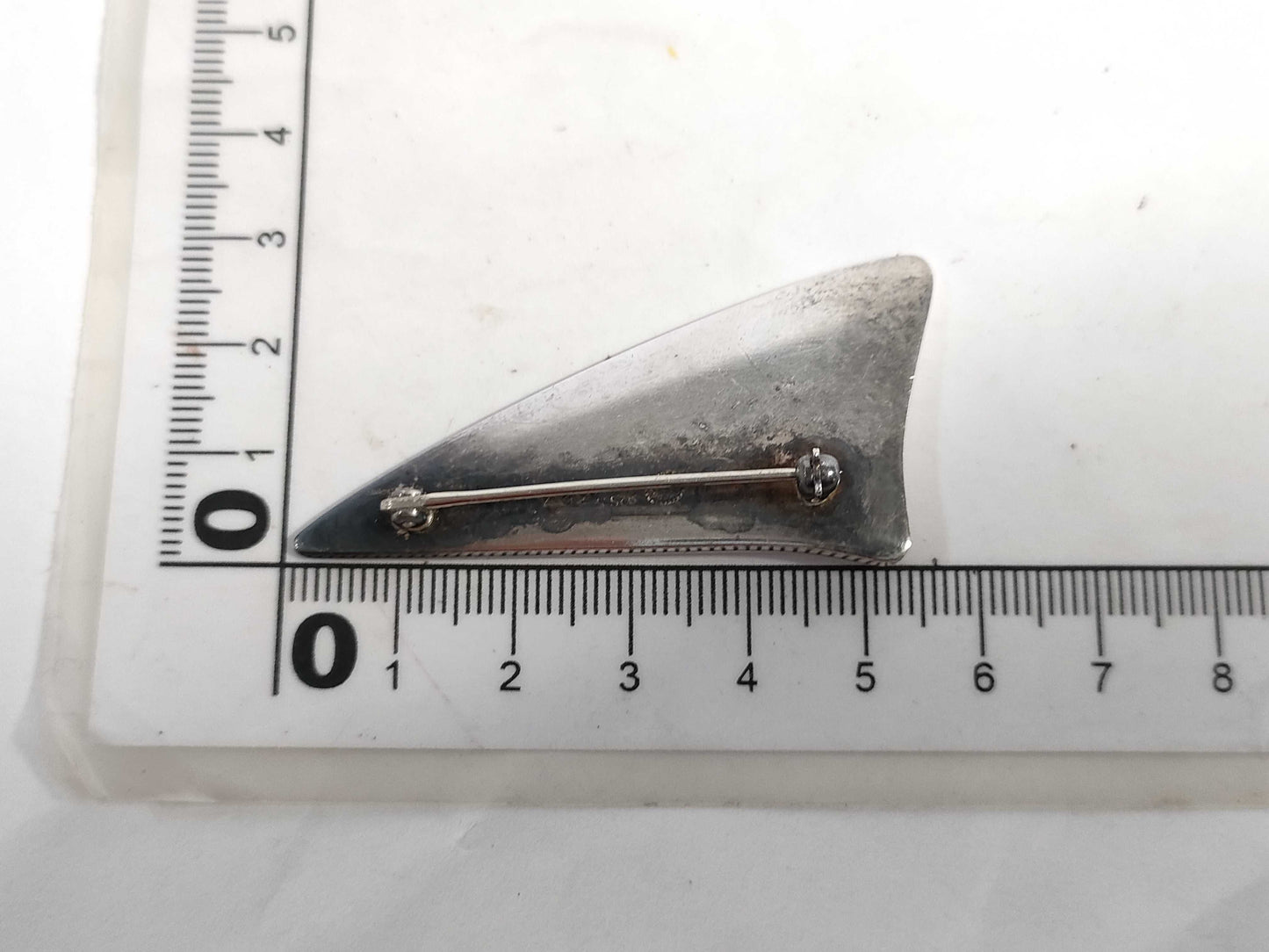 Georg Jensen 327 Triangle Brooch 925
