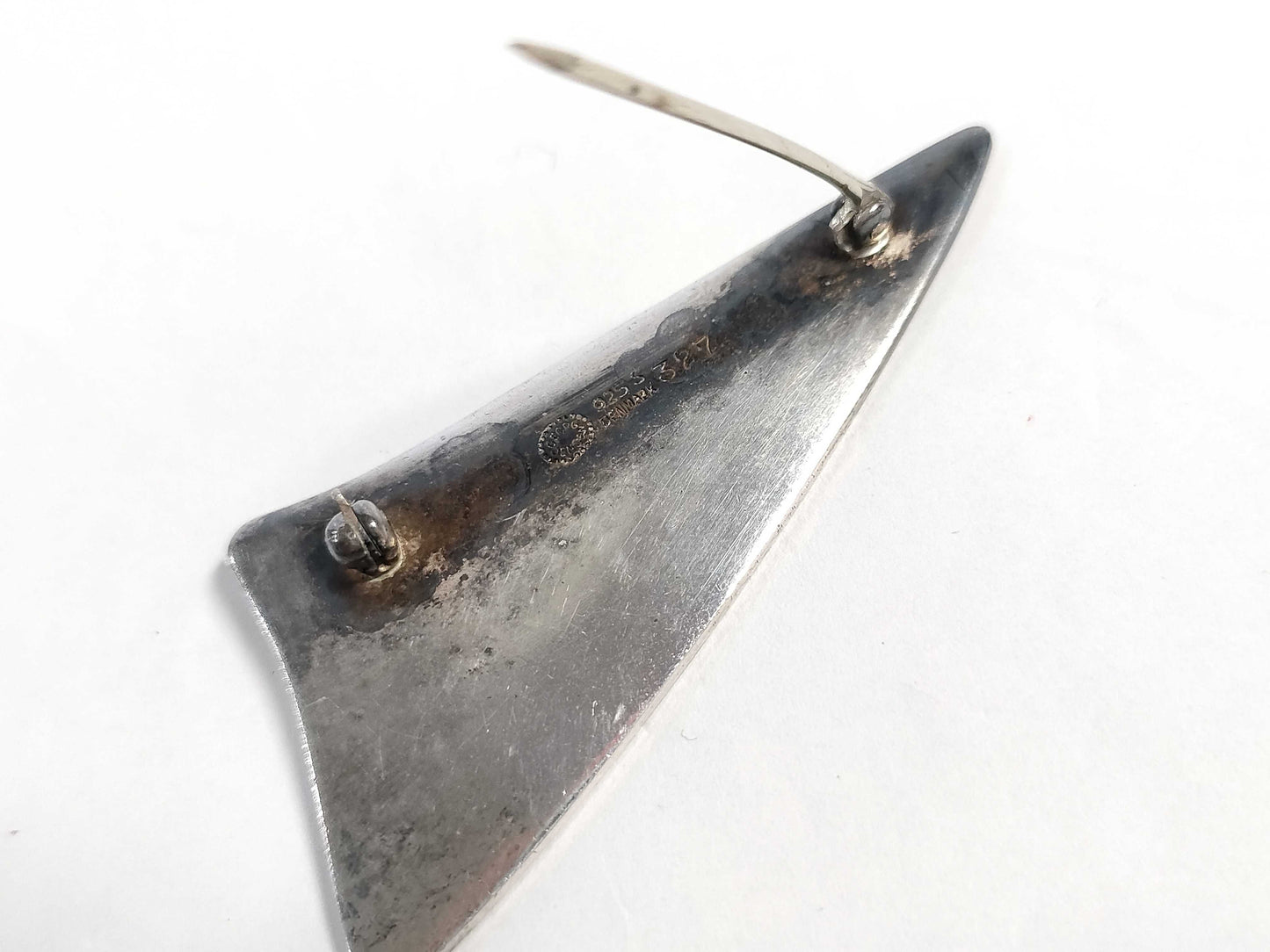 Georg Jensen 327 Triangle Brooch 925