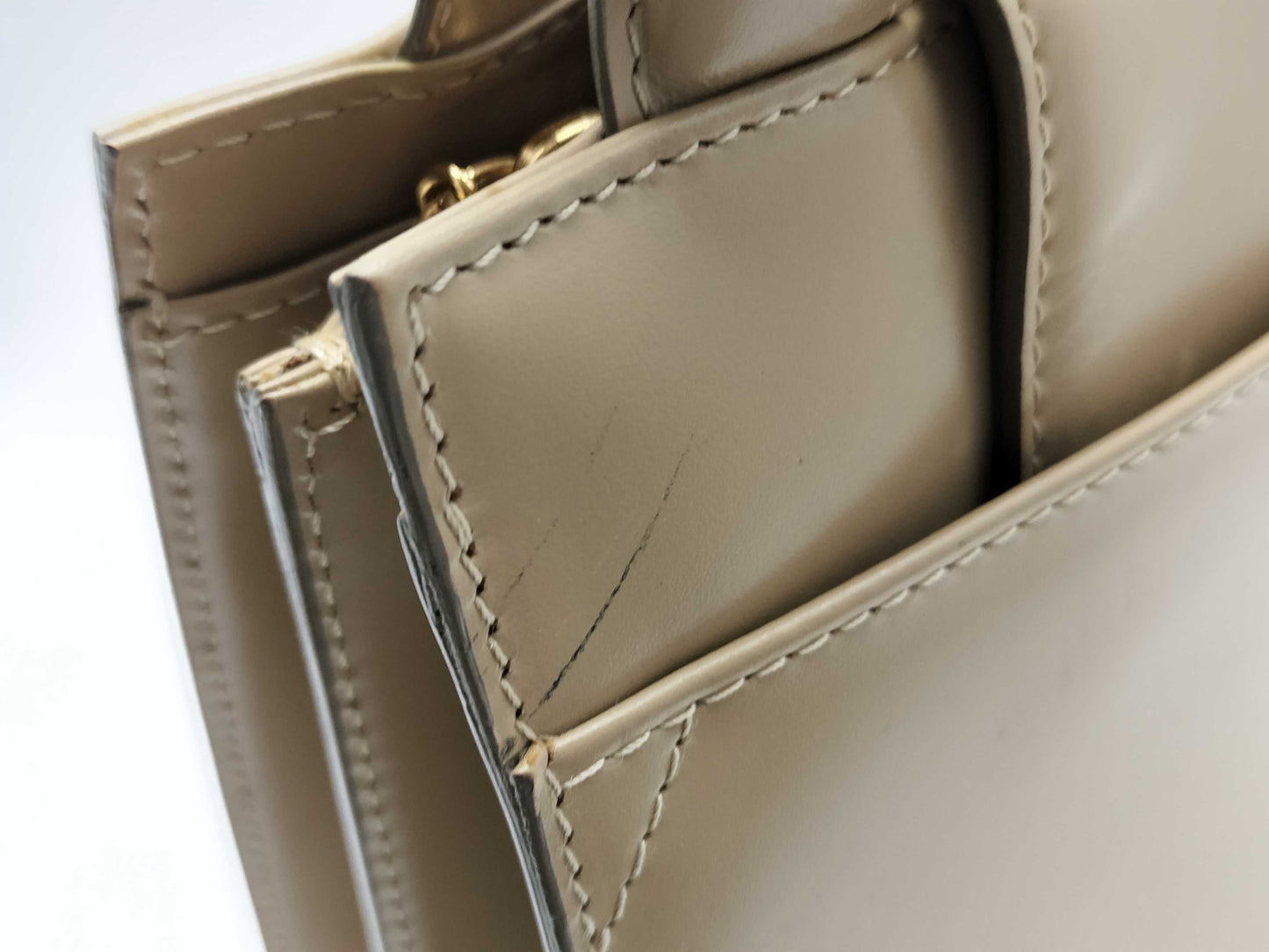 BVLGARI Bulgari Leather 2-Way Handbag Shoulder Bag Turnlock Handbag