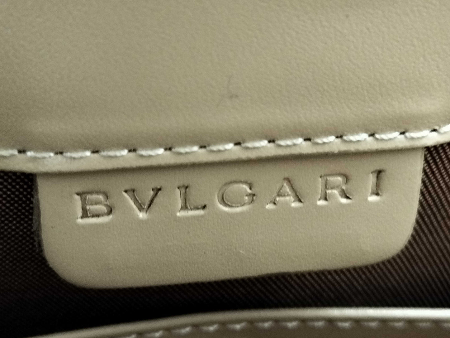 BVLGARI Bulgari Leather 2-Way Handbag Shoulder Bag Turnlock Handbag
