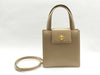 BVLGARI Bulgari Leather 2-Way Handbag Shoulder Bag Turnlock Handbag