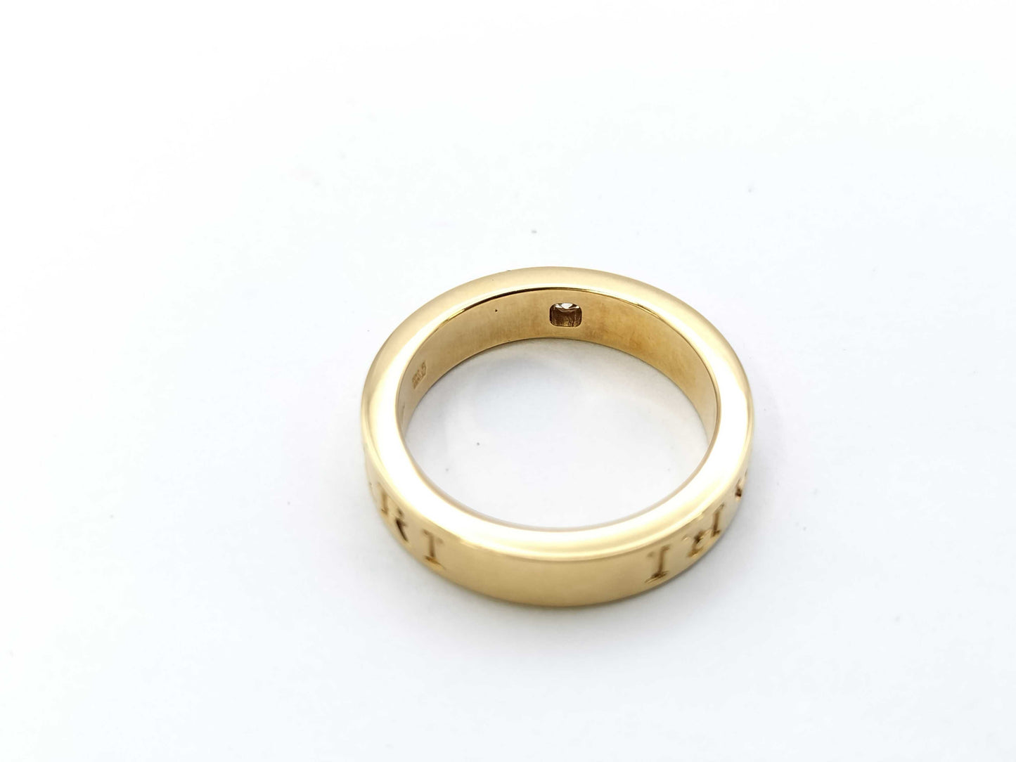 BVLGARI BB 1PD YG Au750 6.4g Ring
