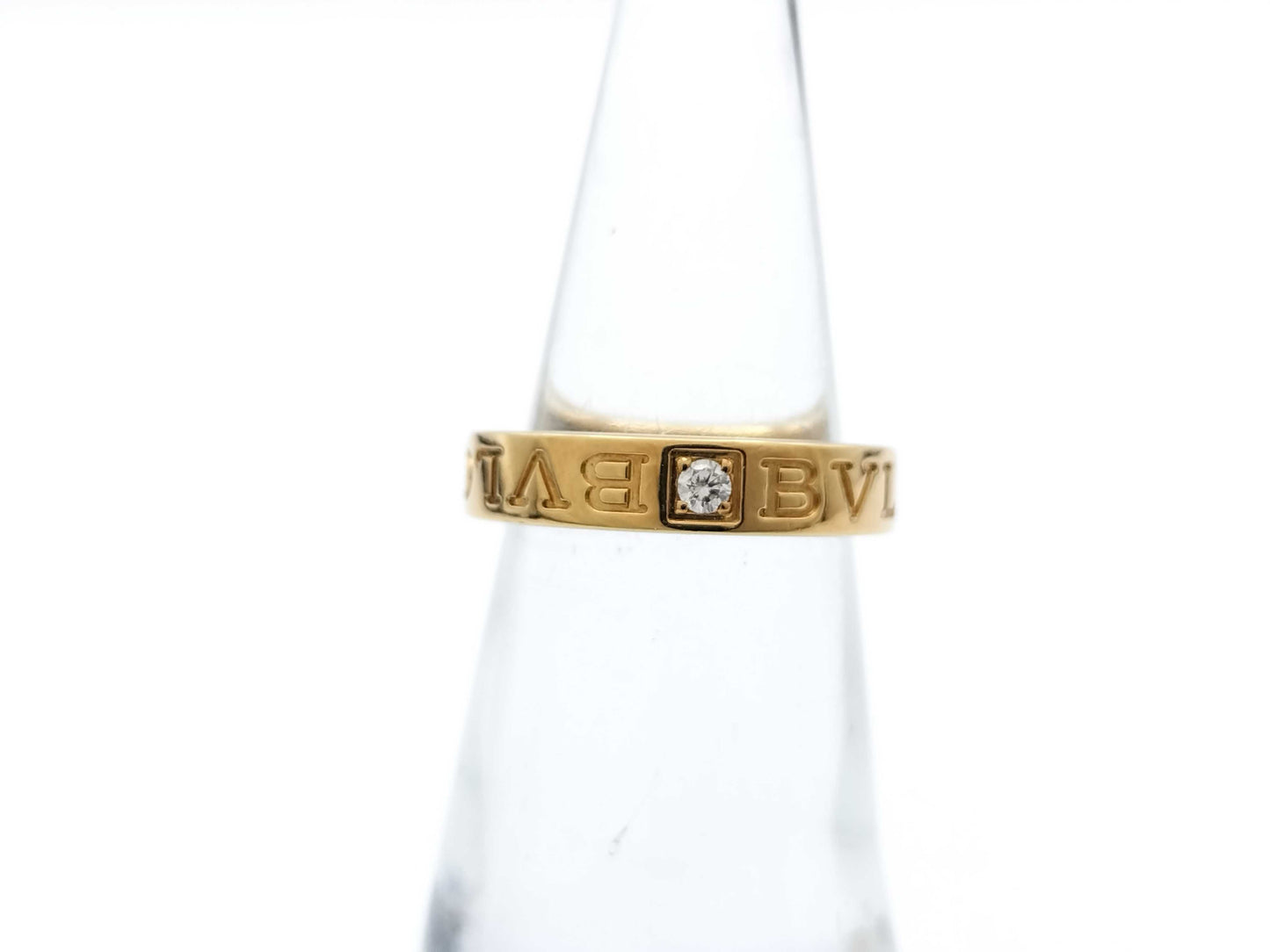BVLGARI BB 1PD YG Au750 6.4g Ring