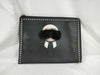 FENDI Carlito Clutch Bag Leather Studs Black 8M0370 Clutch Bag