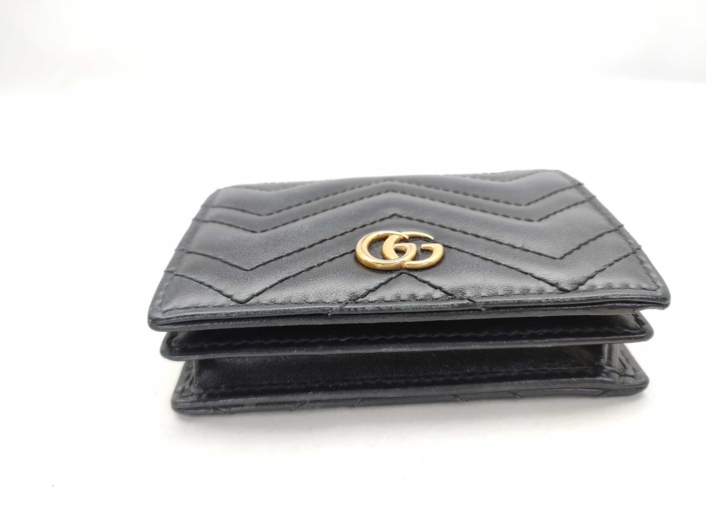GUCCI GG Leather Compact Wallet