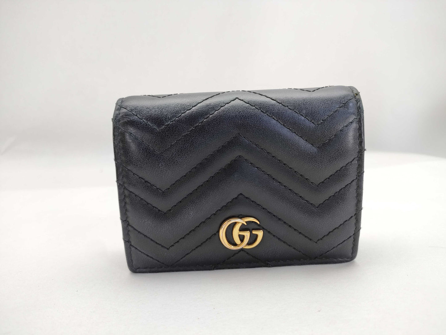 GUCCI GG Leather Compact Wallet