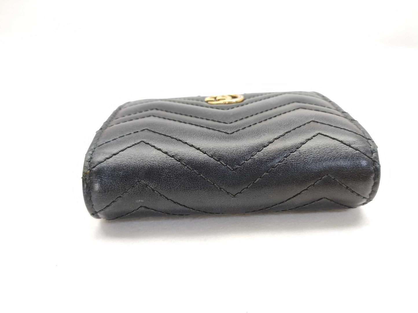 GUCCI GG Leather Compact Wallet