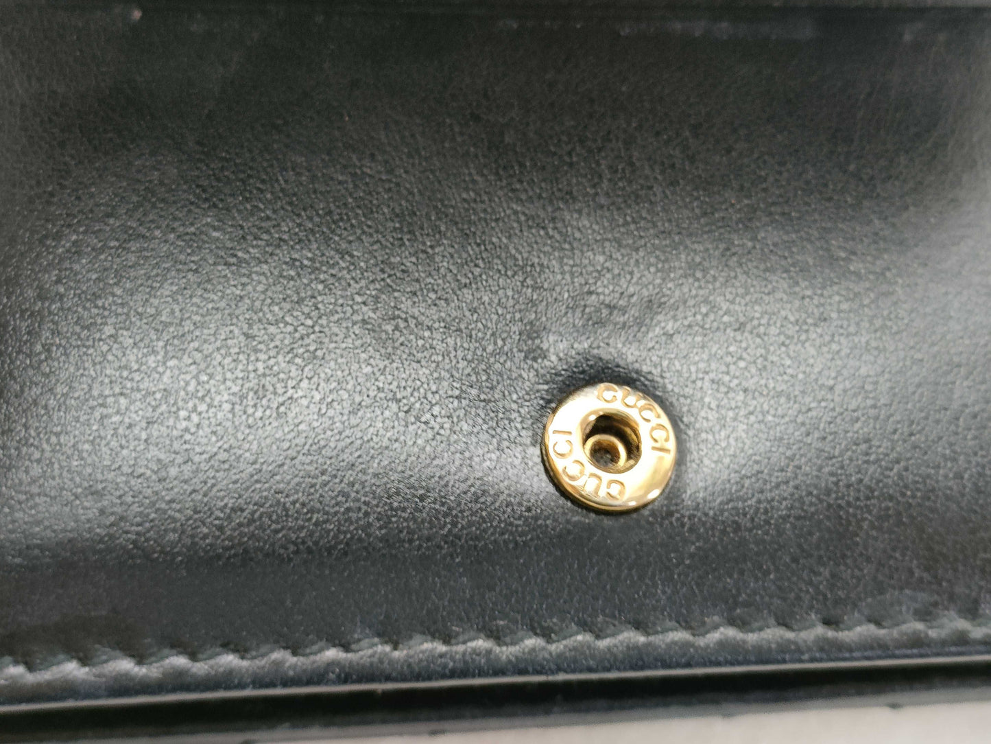 GUCCI GG Leather Compact Wallet