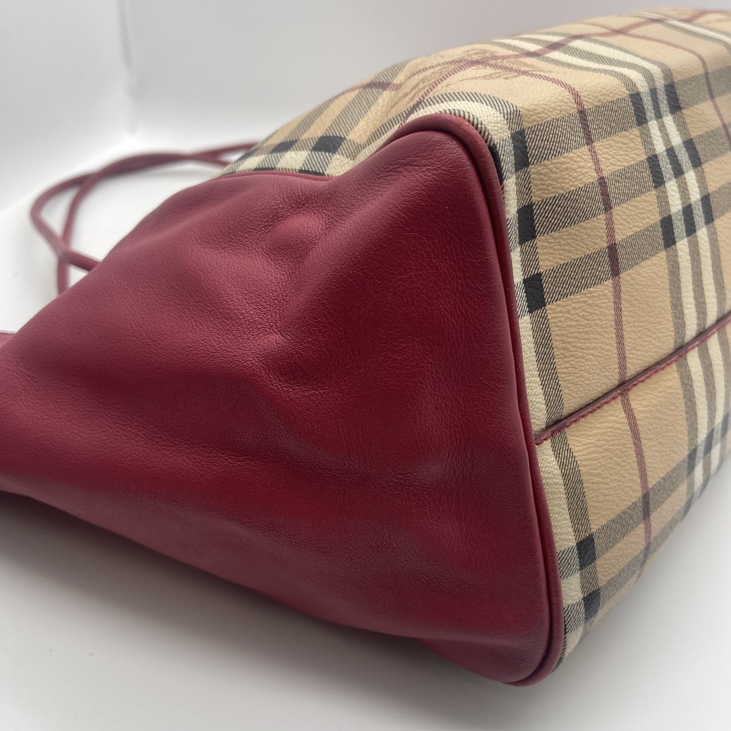 BURBERRY Nova Check Tote Bag Shoulder Bag