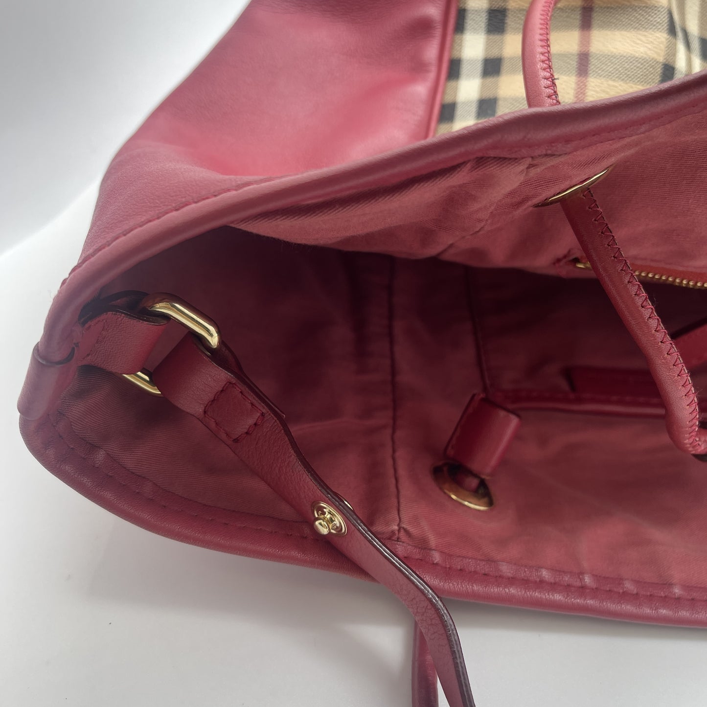 BURBERRY Nova Check Tote Bag Shoulder Bag