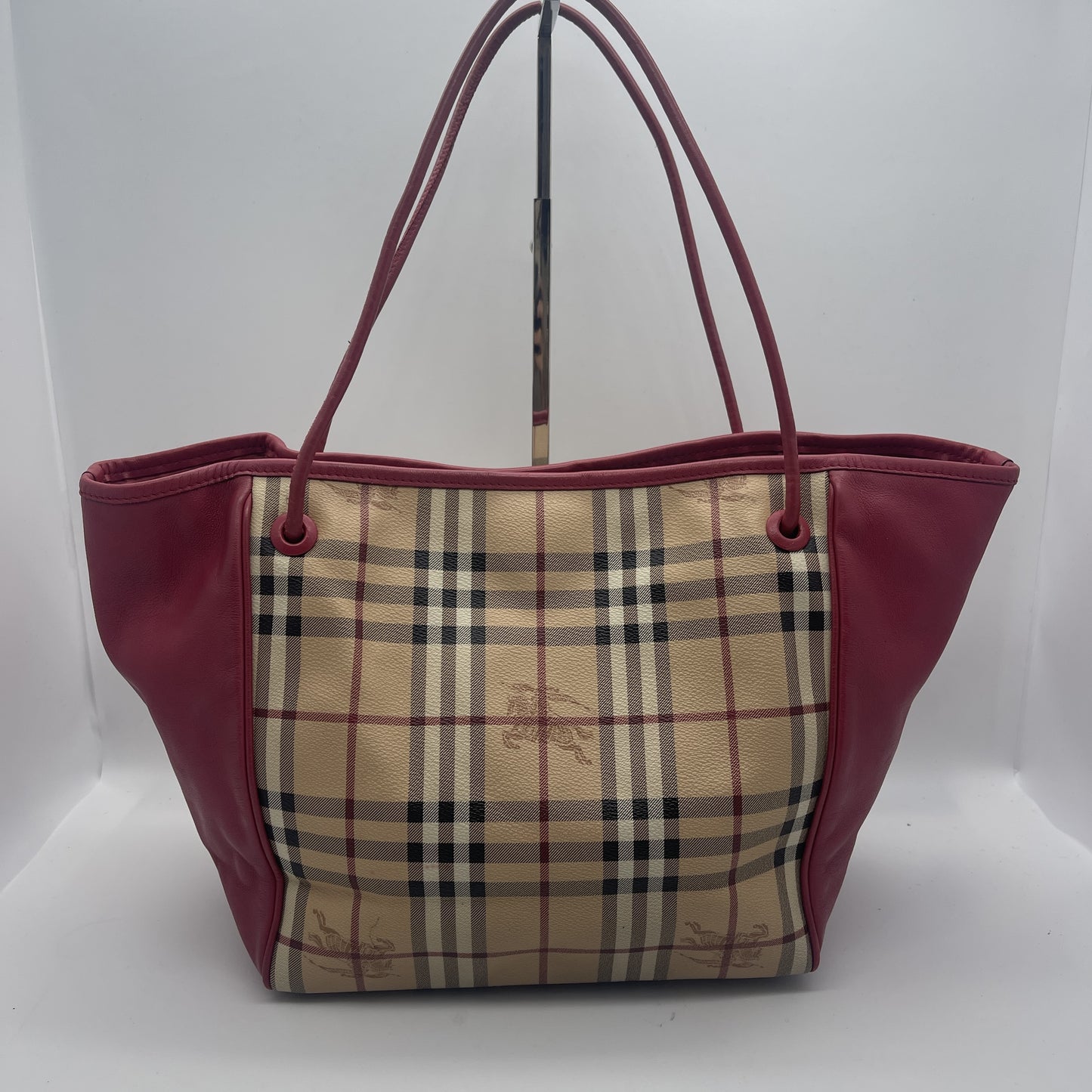 BURBERRY Nova Check Tote Bag Shoulder Bag