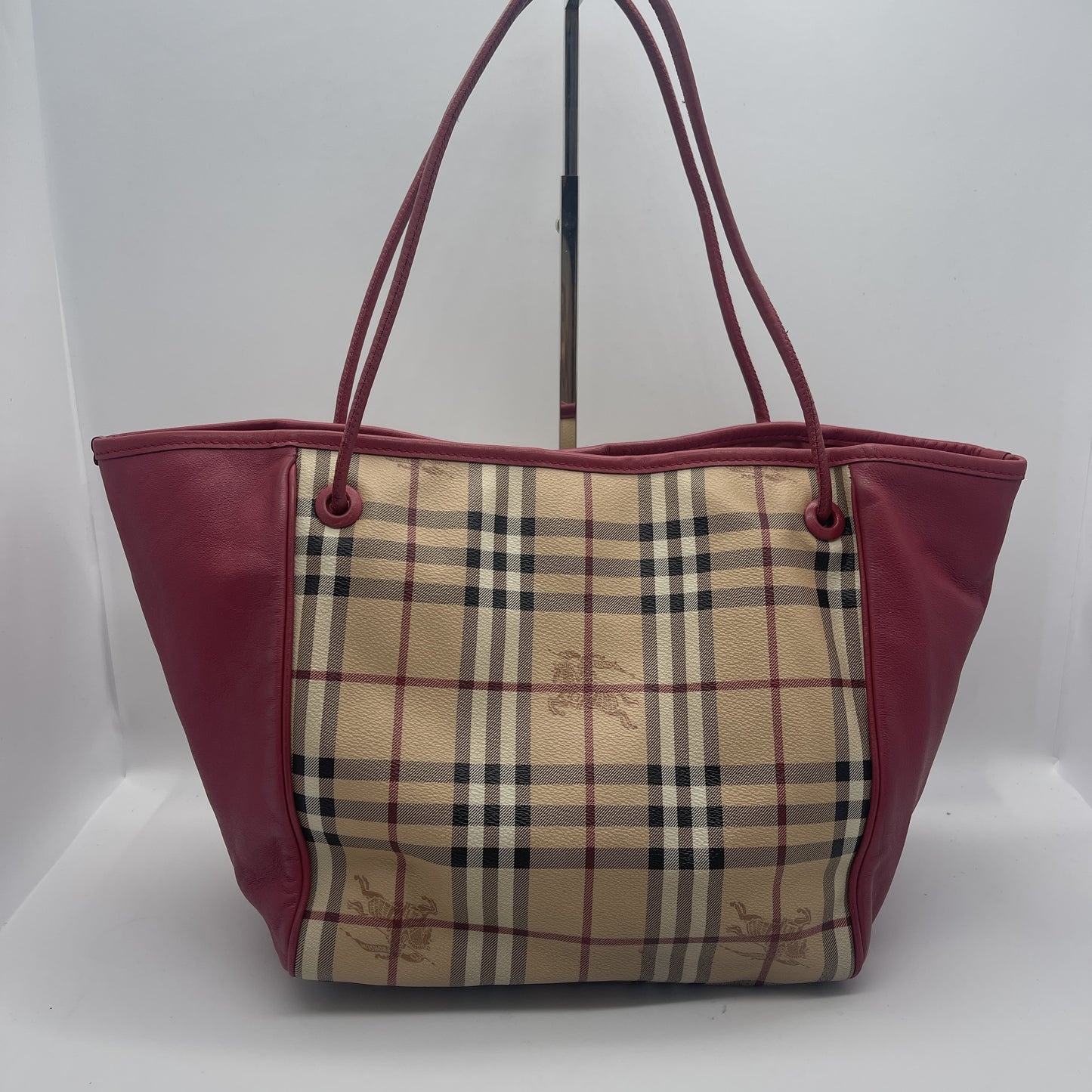 BURBERRY Nova Check Tote Bag Shoulder Bag