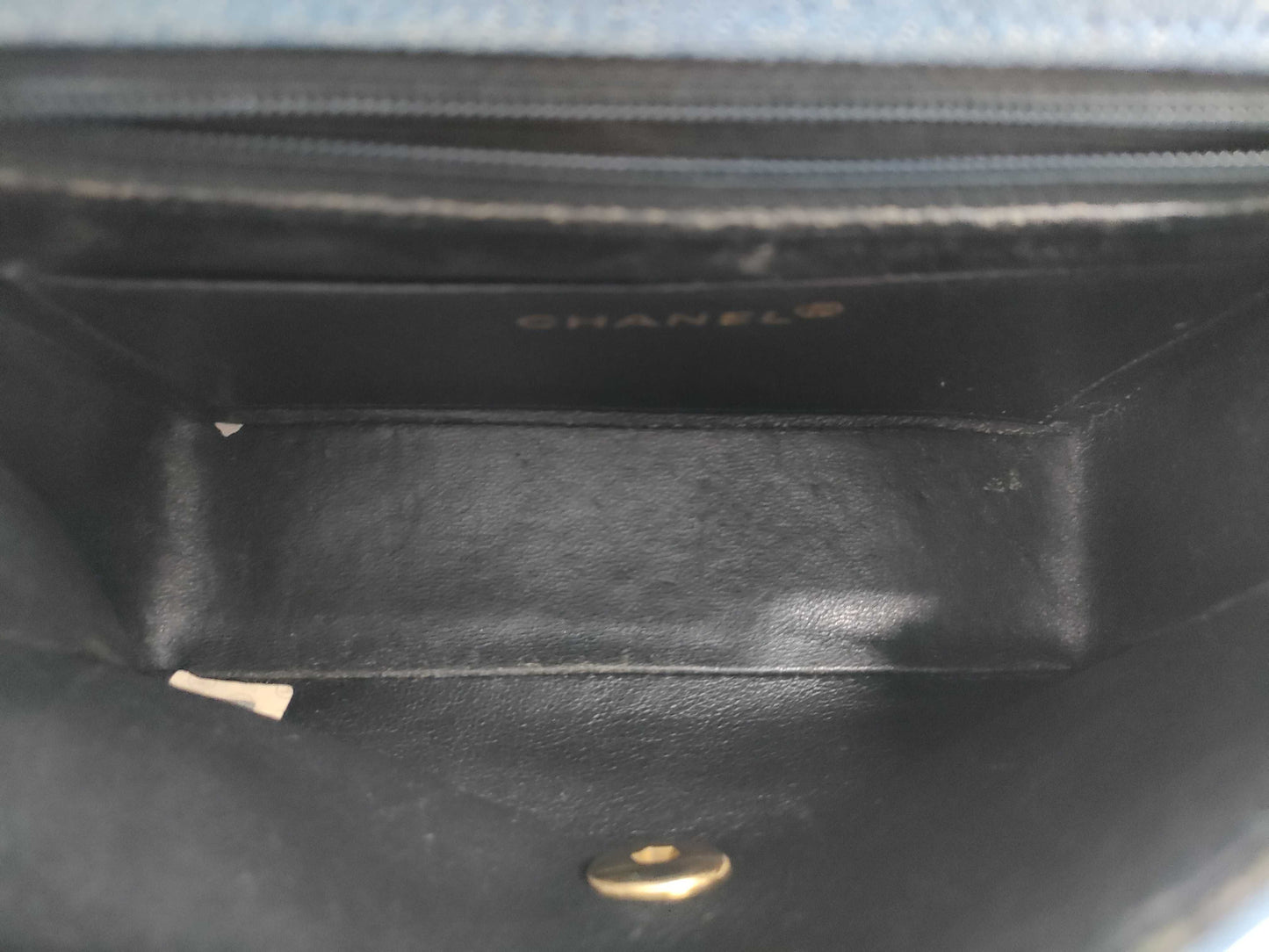 CHANEL Matelasse Chanel Denim Mini Matelasse Shoulder Bag
