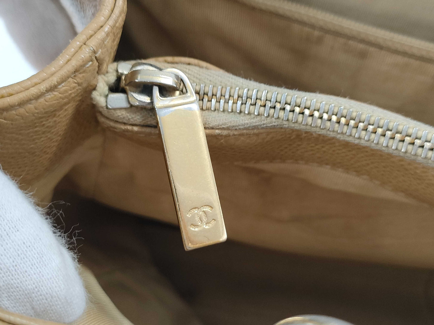 CHANEL Matelasse GST Caviar Handbag