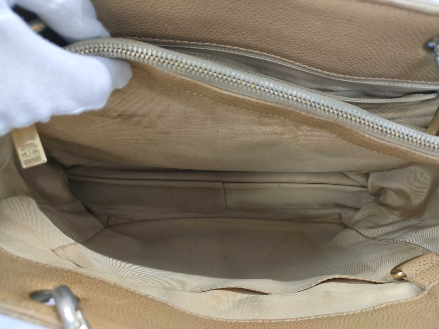 CHANEL Matelasse GST Caviar Handbag