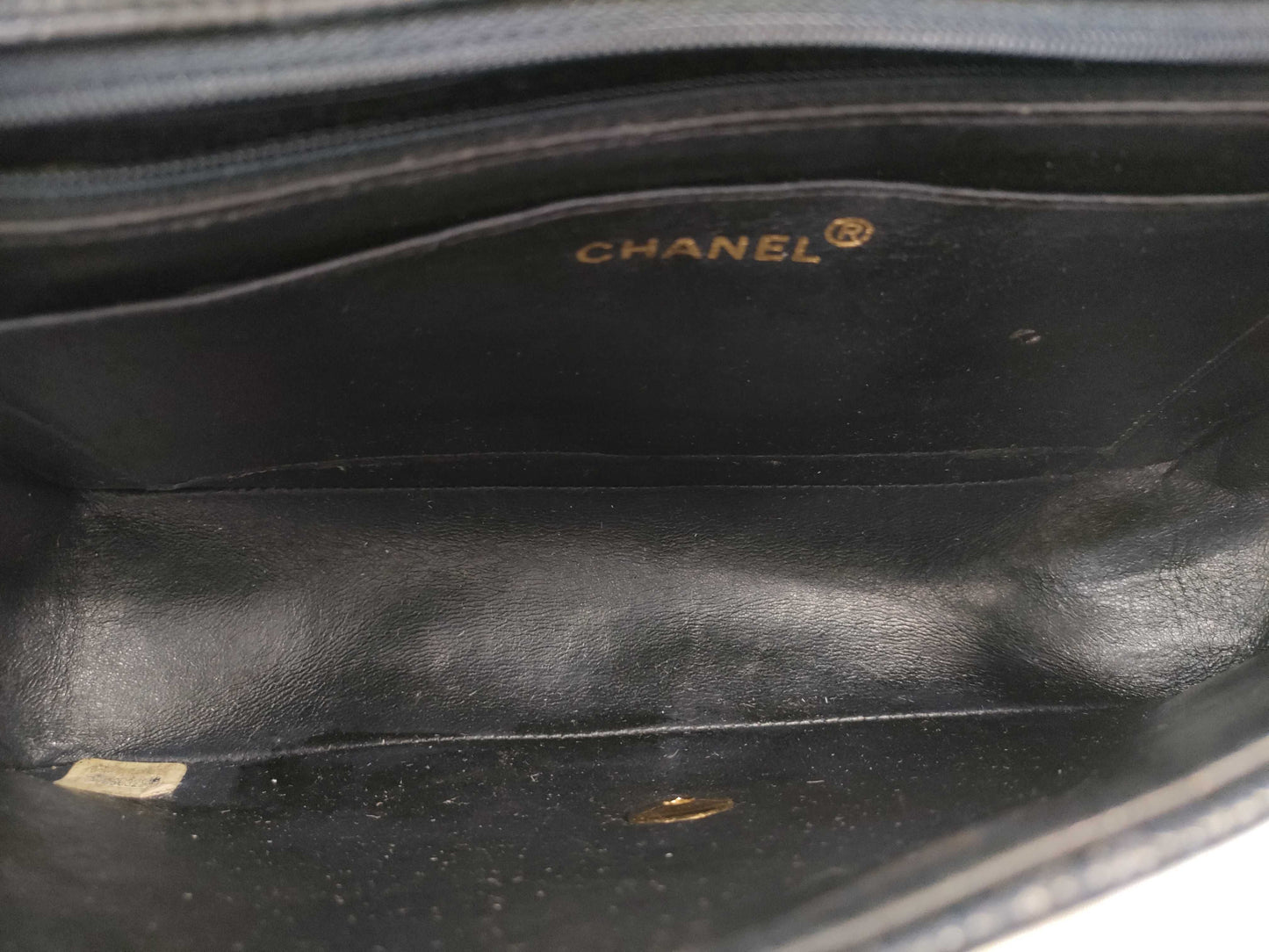 CHANEL Diana Caviar Leather Matelasse Shoulder Bag
