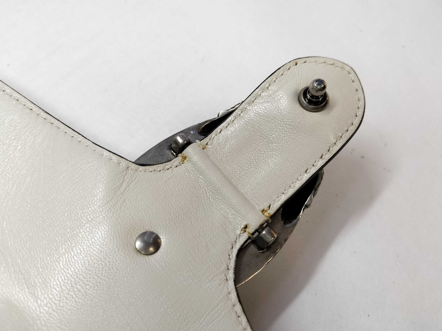 GUCCI GUCCI Sega Collaboration Dionysus Star White x Gold Leather Shoulder Bag 400235 B024723870