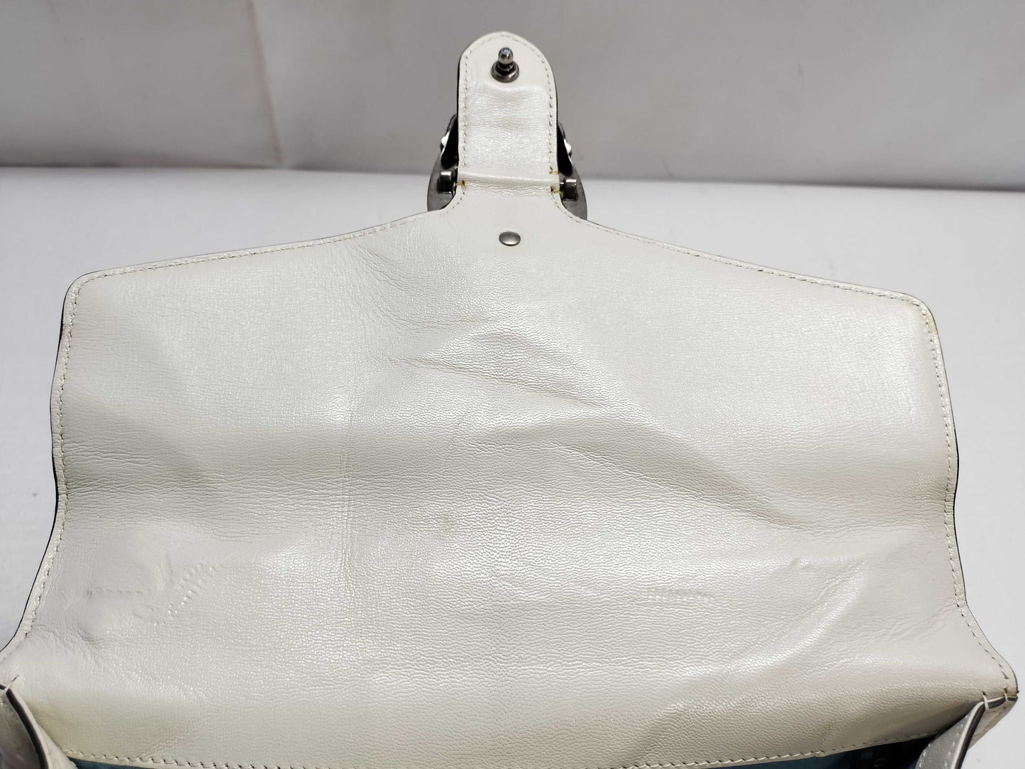 GUCCI GUCCI Sega Collaboration Dionysus Star White x Gold Leather Shoulder Bag 400235 B024723870