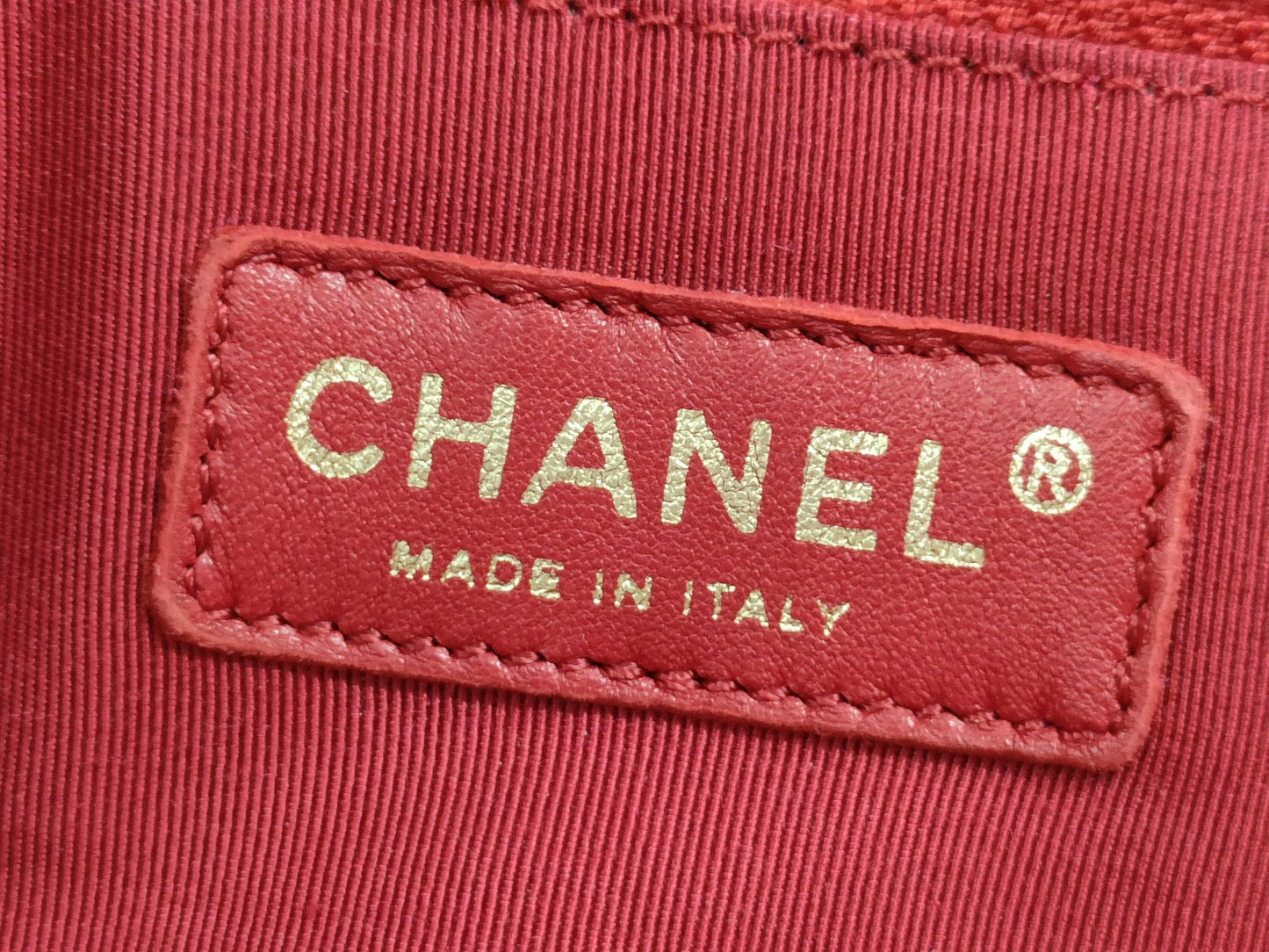 CHANEL CHANEL Canvas Leather Flower Motif Bag Tote Bag
