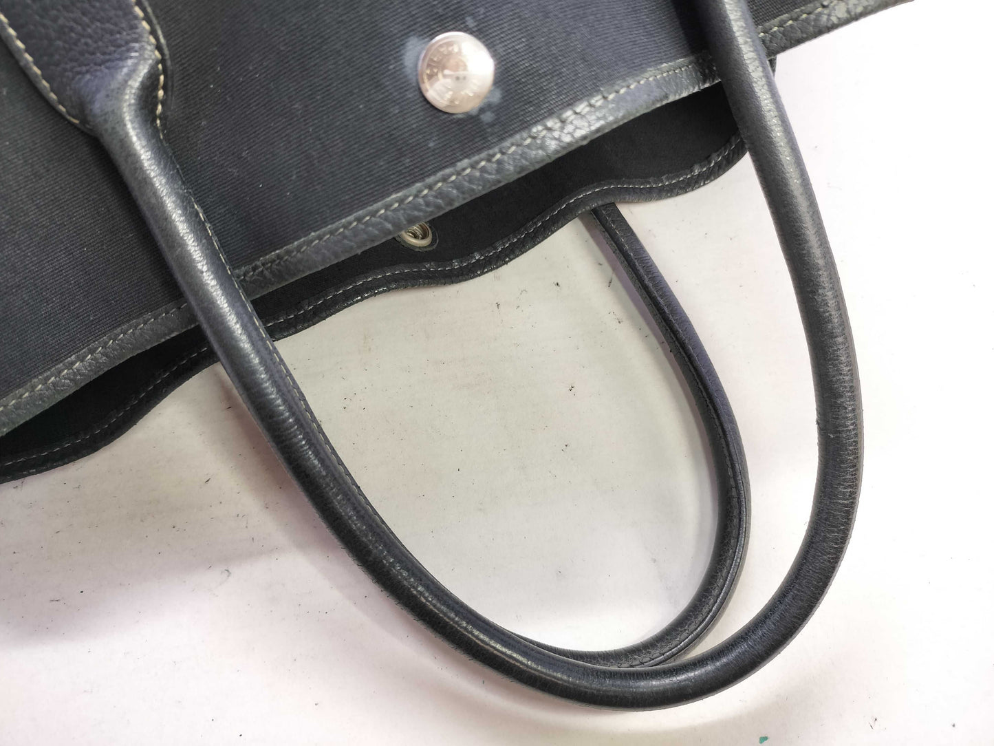 HERMES Garden Party Hermes Garden Party Black Tote Bag