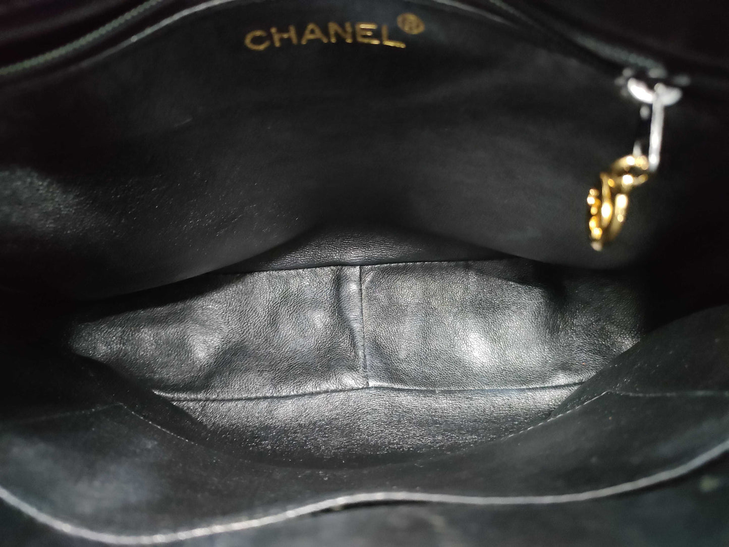 CHANEL CHANEL Coco Mark CC Patent Leather Shoulder Bag
