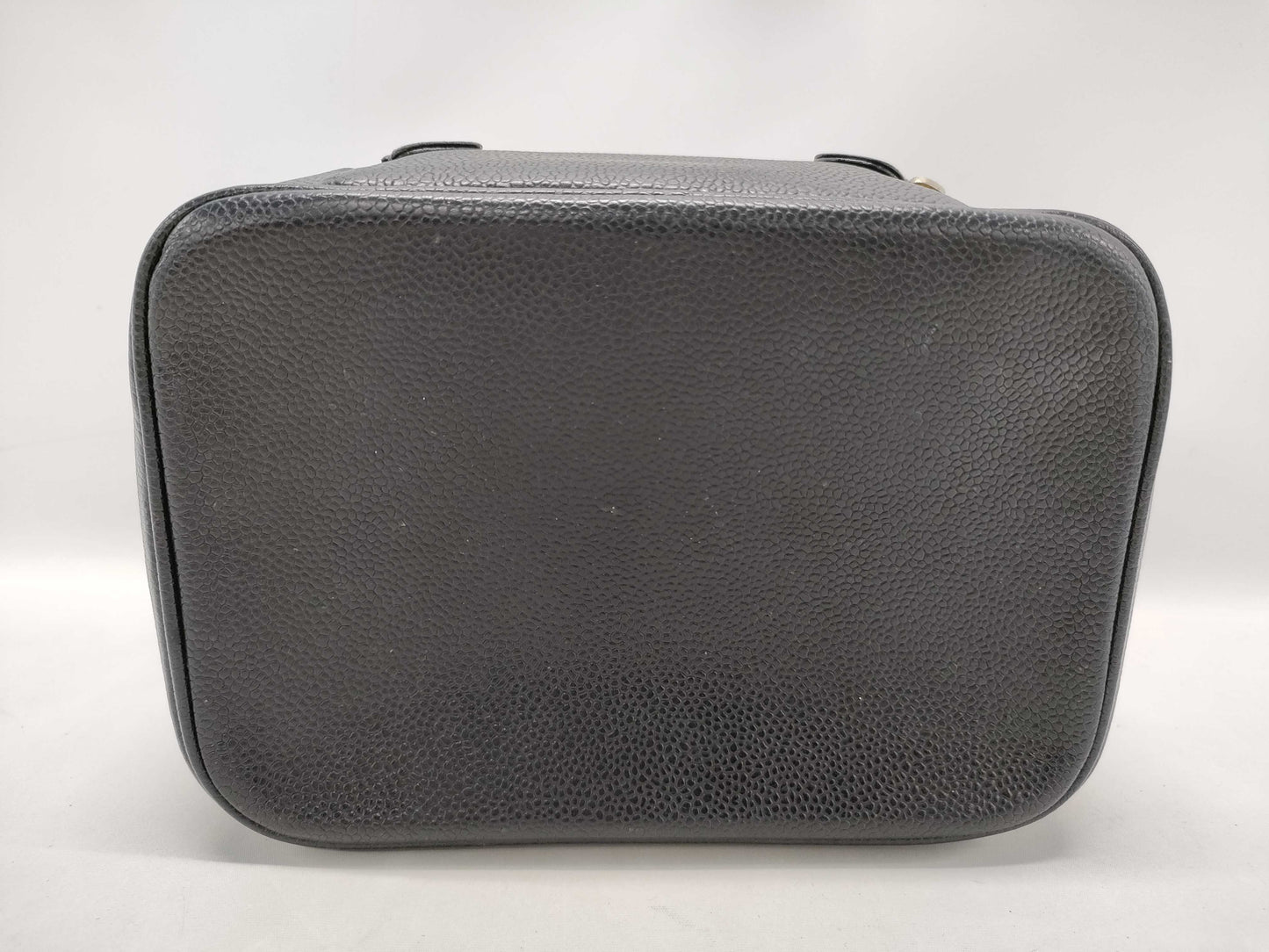 CHANEL Caviar Skin CC Coco Mark Vanity Bag