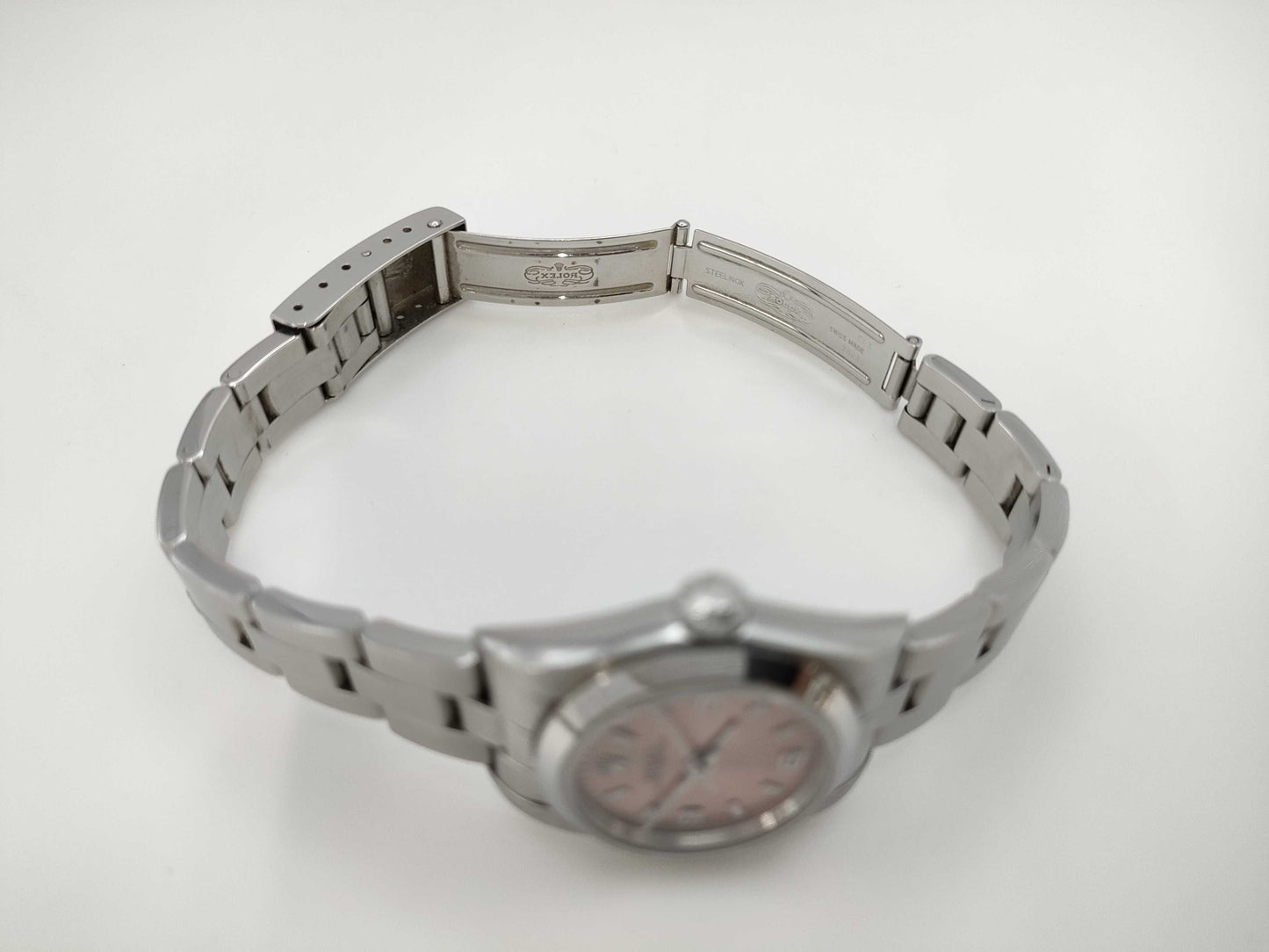 ROLEX 76080 F263925 Pink Dial Women's Watch