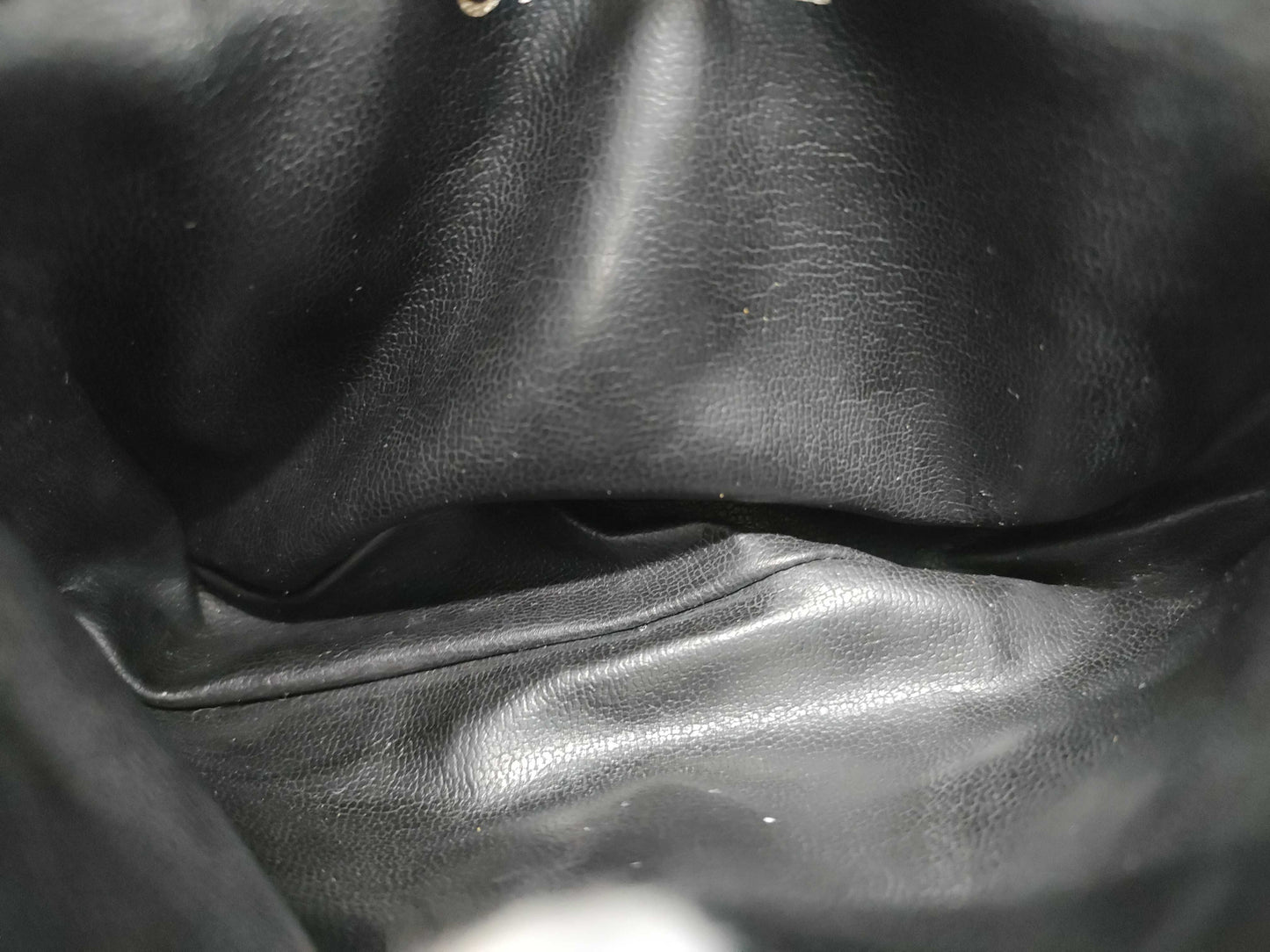 CHANEL Coco Mark Lambskin Waist Pouch in Black with Gold Hardware