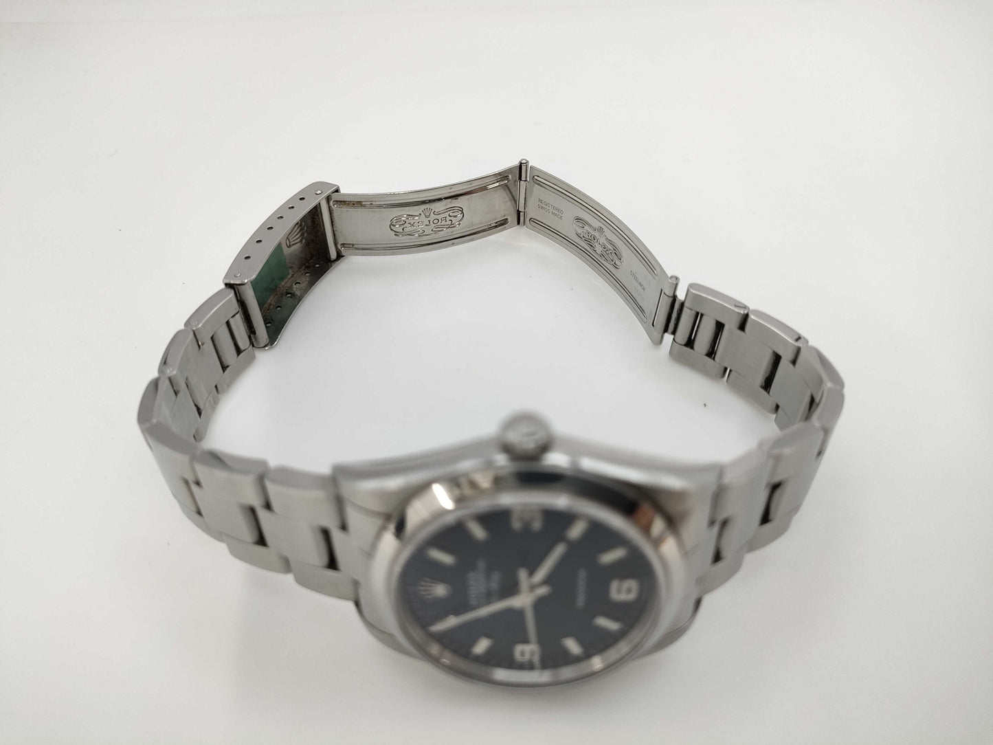 ROLEX Air-King 14000M F276330 Blue Dial Boys' Watch