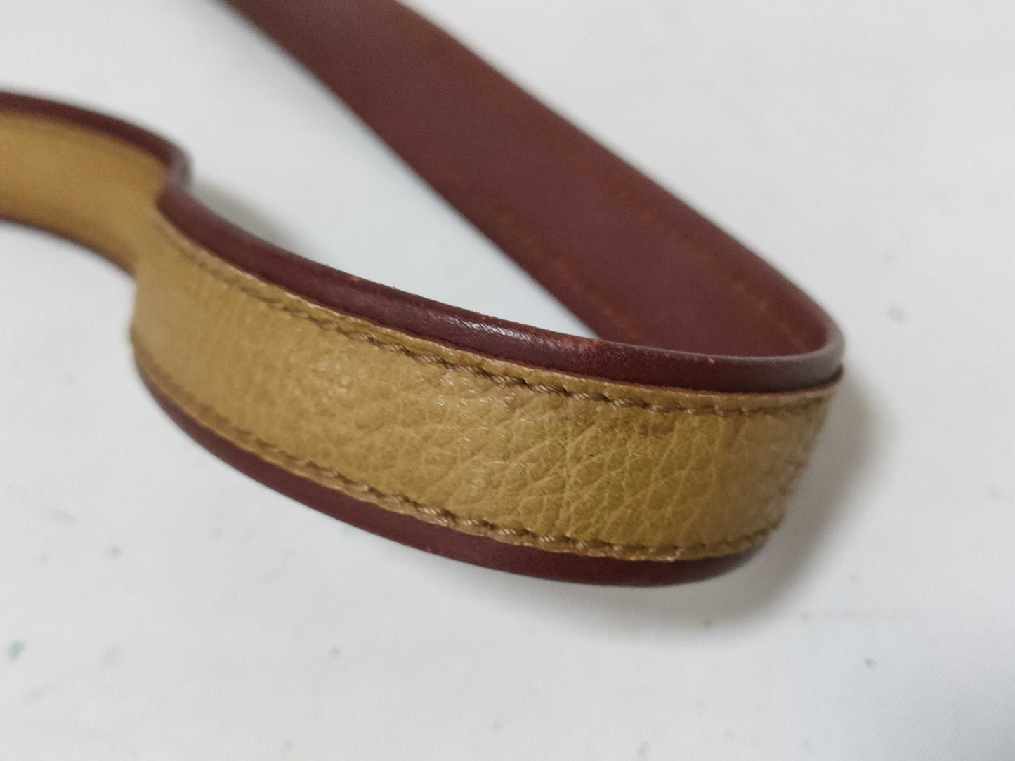 Cartier Must Cartier Must Line Leather Shoulder Bag Brown