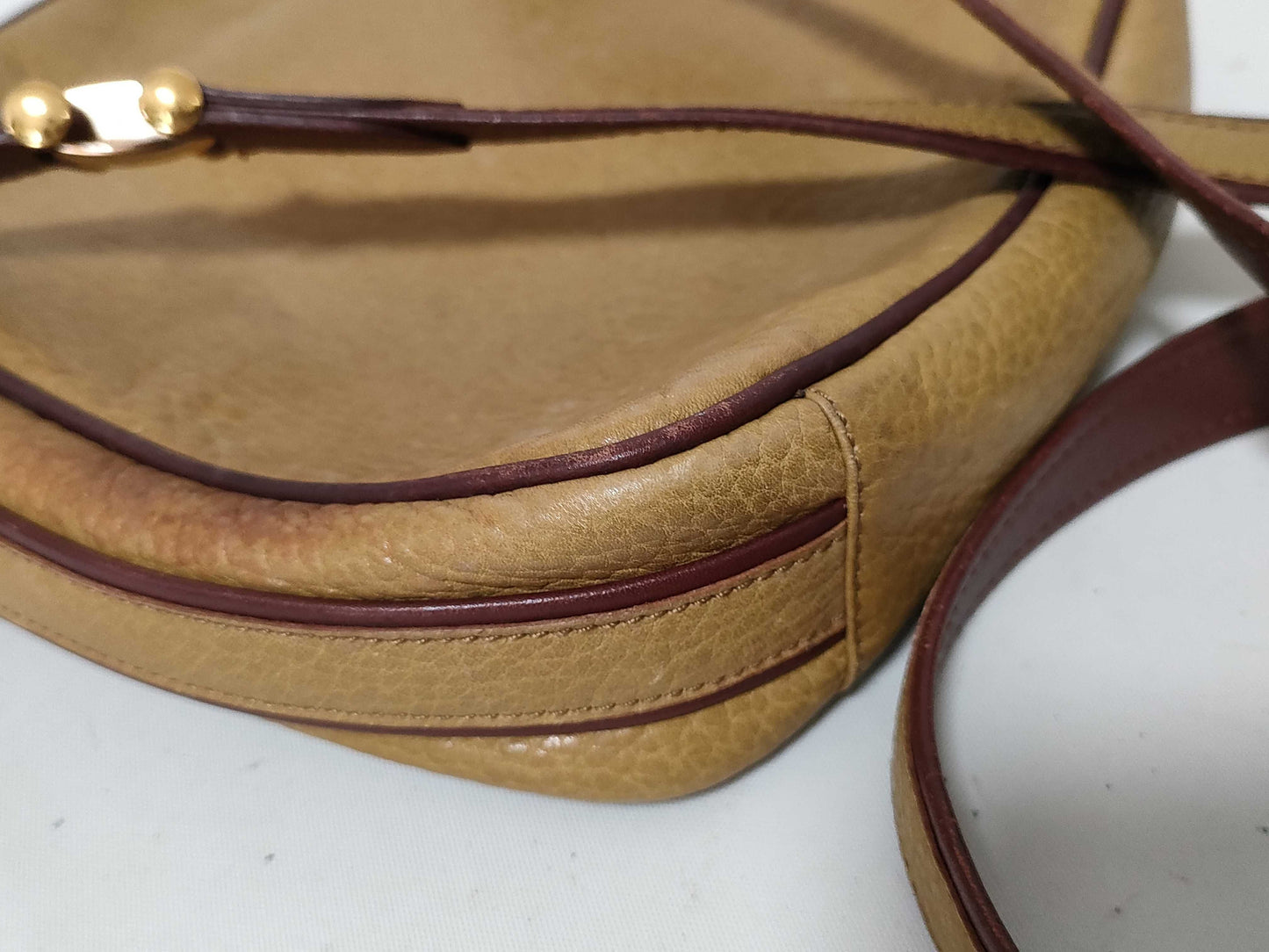 Cartier Must Cartier Must Line Leather Shoulder Bag Brown