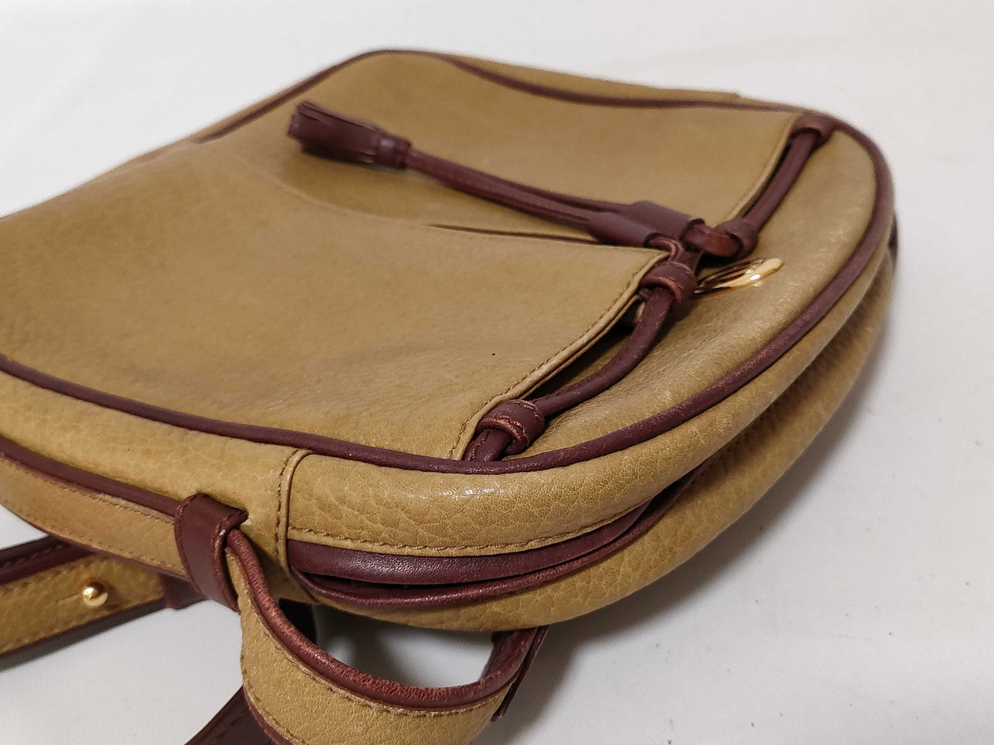Cartier Must Cartier Must Line Leather Shoulder Bag Brown