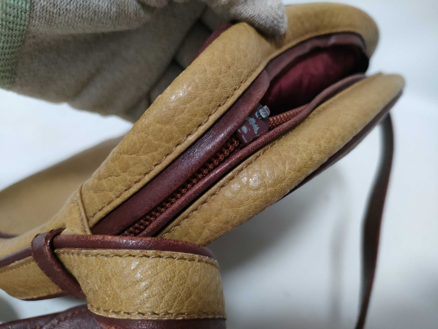 Cartier Must Cartier Must Line Leather Shoulder Bag Brown