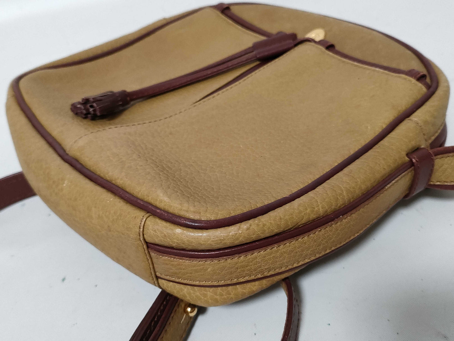 Cartier Must Cartier Must Line Leather Shoulder Bag Brown