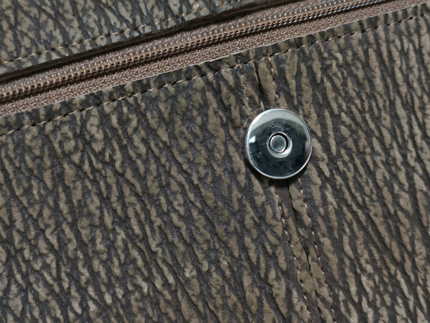 JRA Sharkskin Handbag Brown Handbag