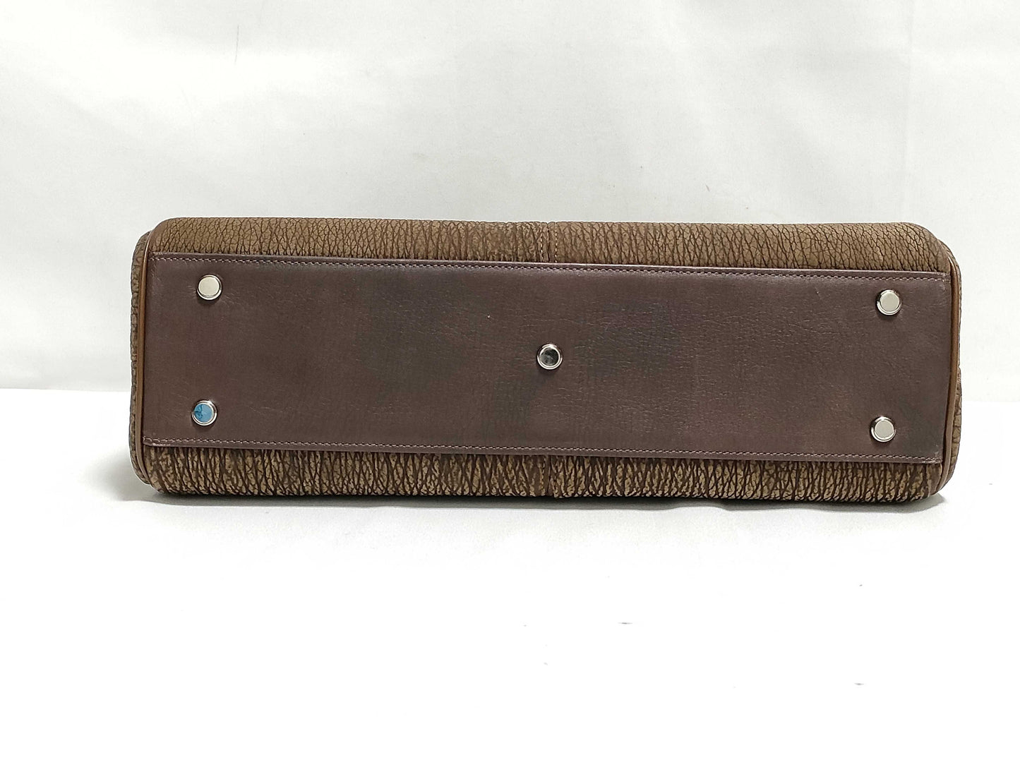JRA Sharkskin Handbag Brown Handbag