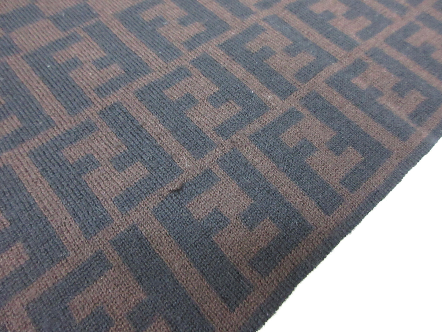 FENDI FF logo wool scarf