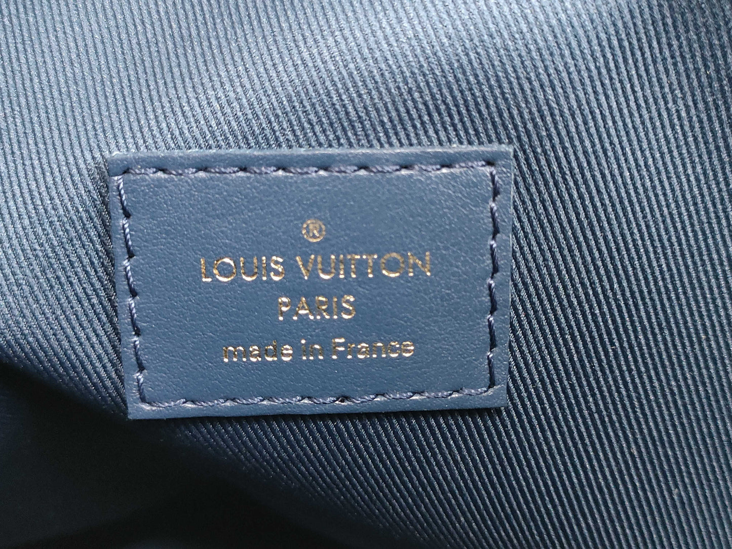 LOUIS VUITTON M 44723 Monogram Denim M44723 Monogram Denim Soft Trunk Canvas Navy Shoulder Bag