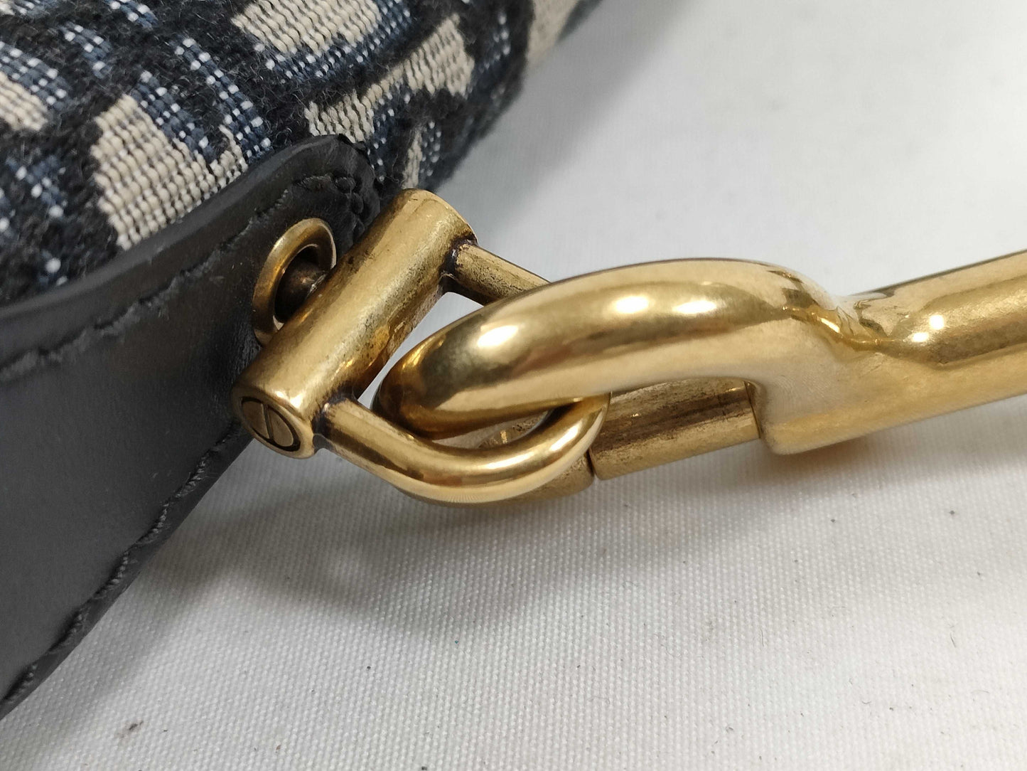 Dior Trotter Addict Shoulder Bag Canvas Navy