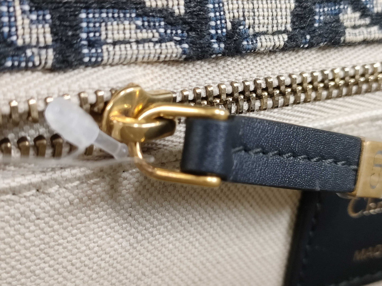 Dior Trotter Addict Shoulder Bag Canvas Navy