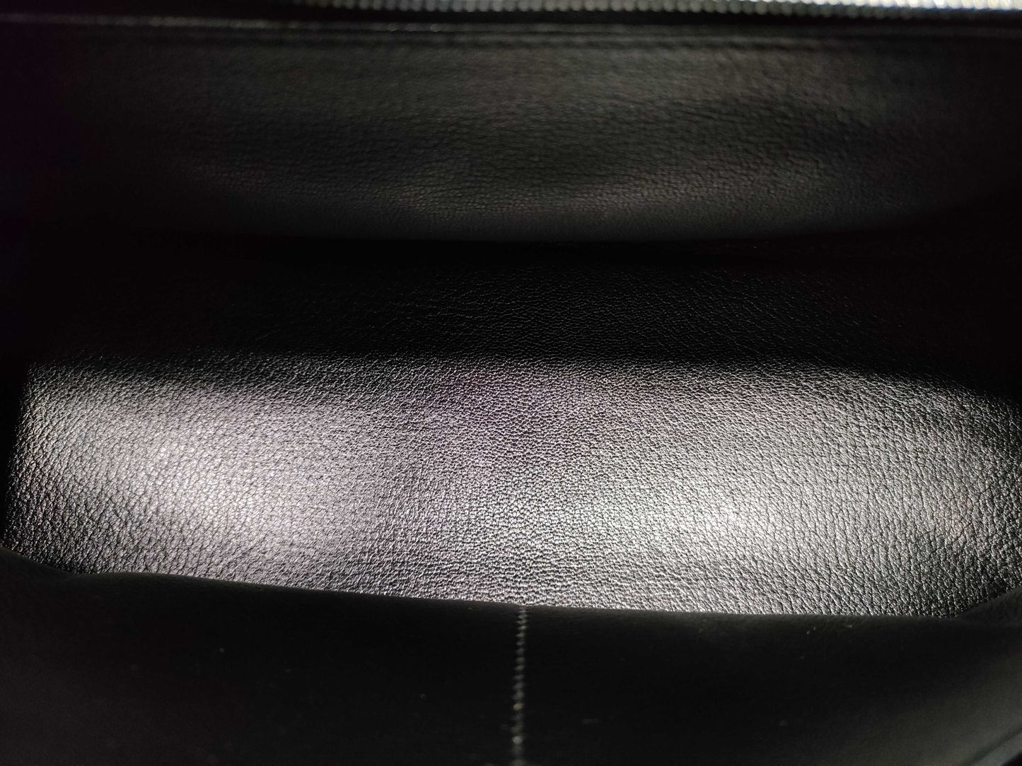 HERMES Kelly Kelly 32 sterling silver hardware, Taurillon Clemence leather, black handbag