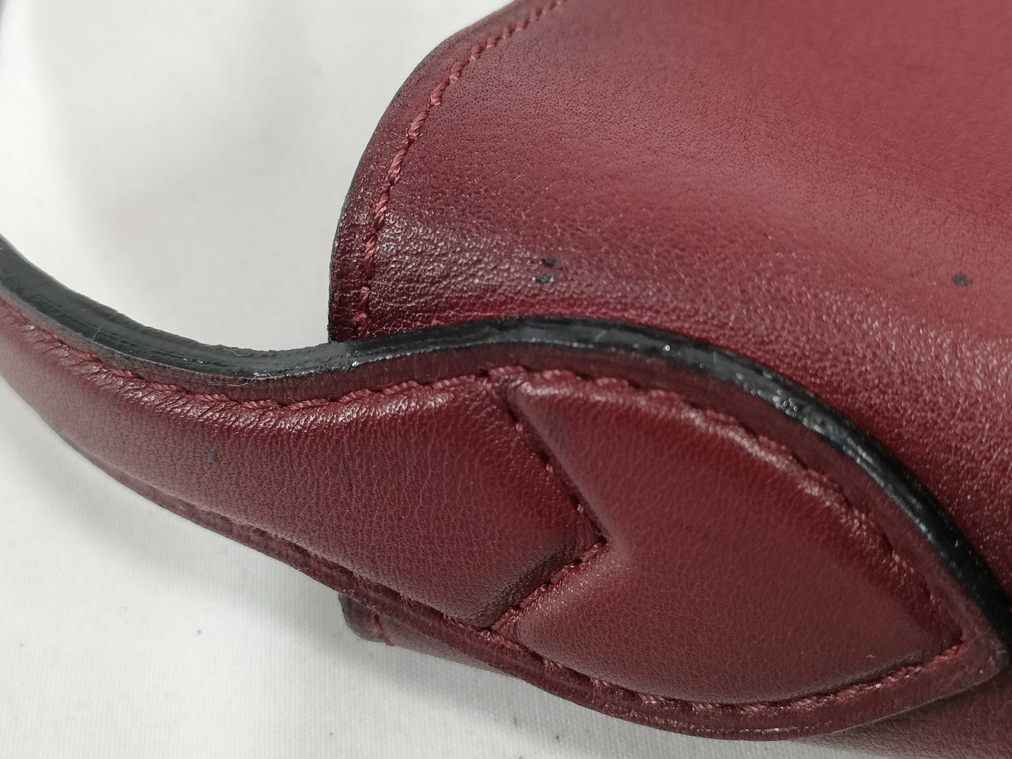 LOUIS VUITTON N 94590 Cuir Nuance NN14PM Calfskin Ruby Handbag