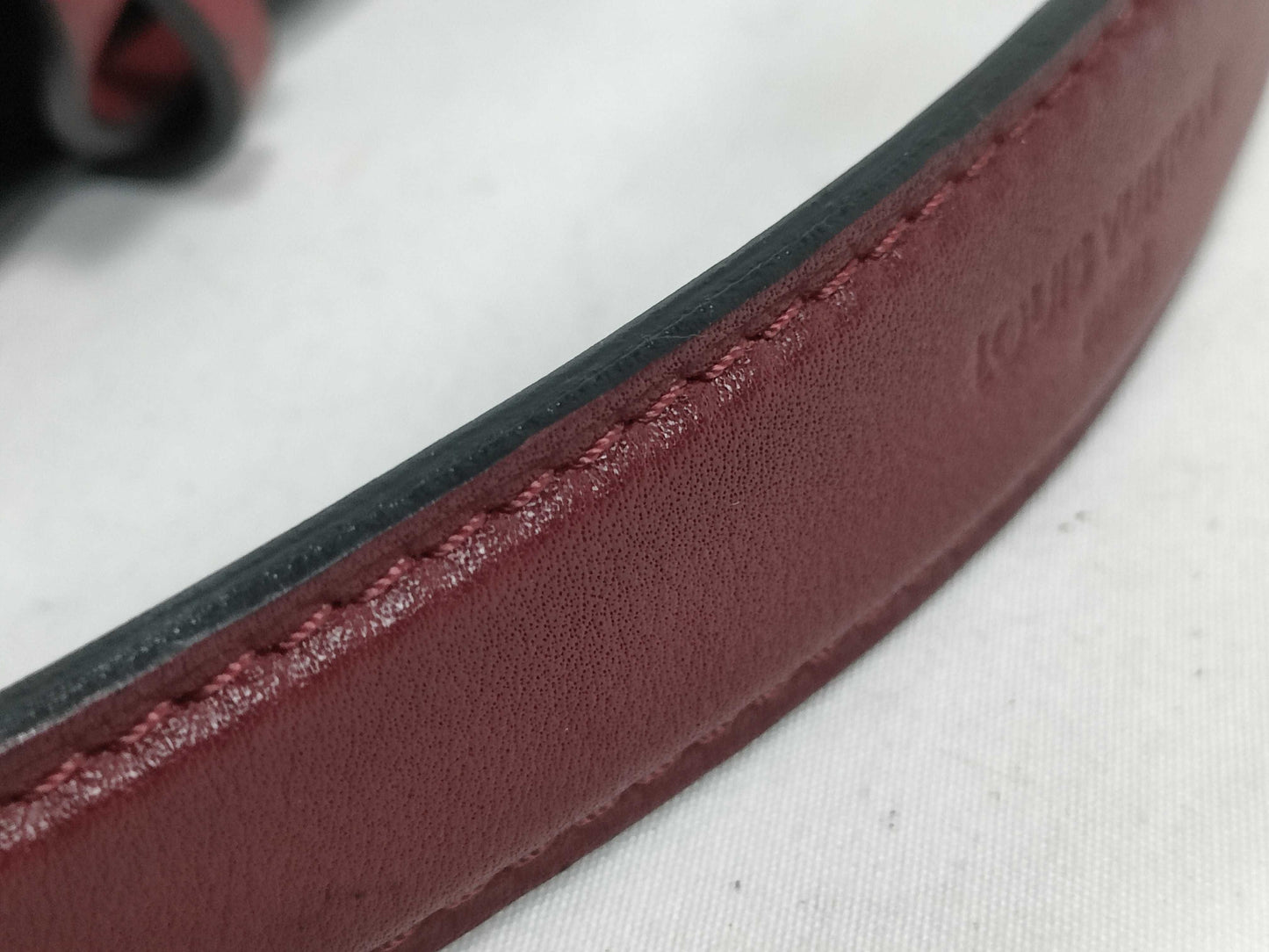 LOUIS VUITTON N 94590 Cuir Nuance NN14PM Calfskin Ruby Handbag