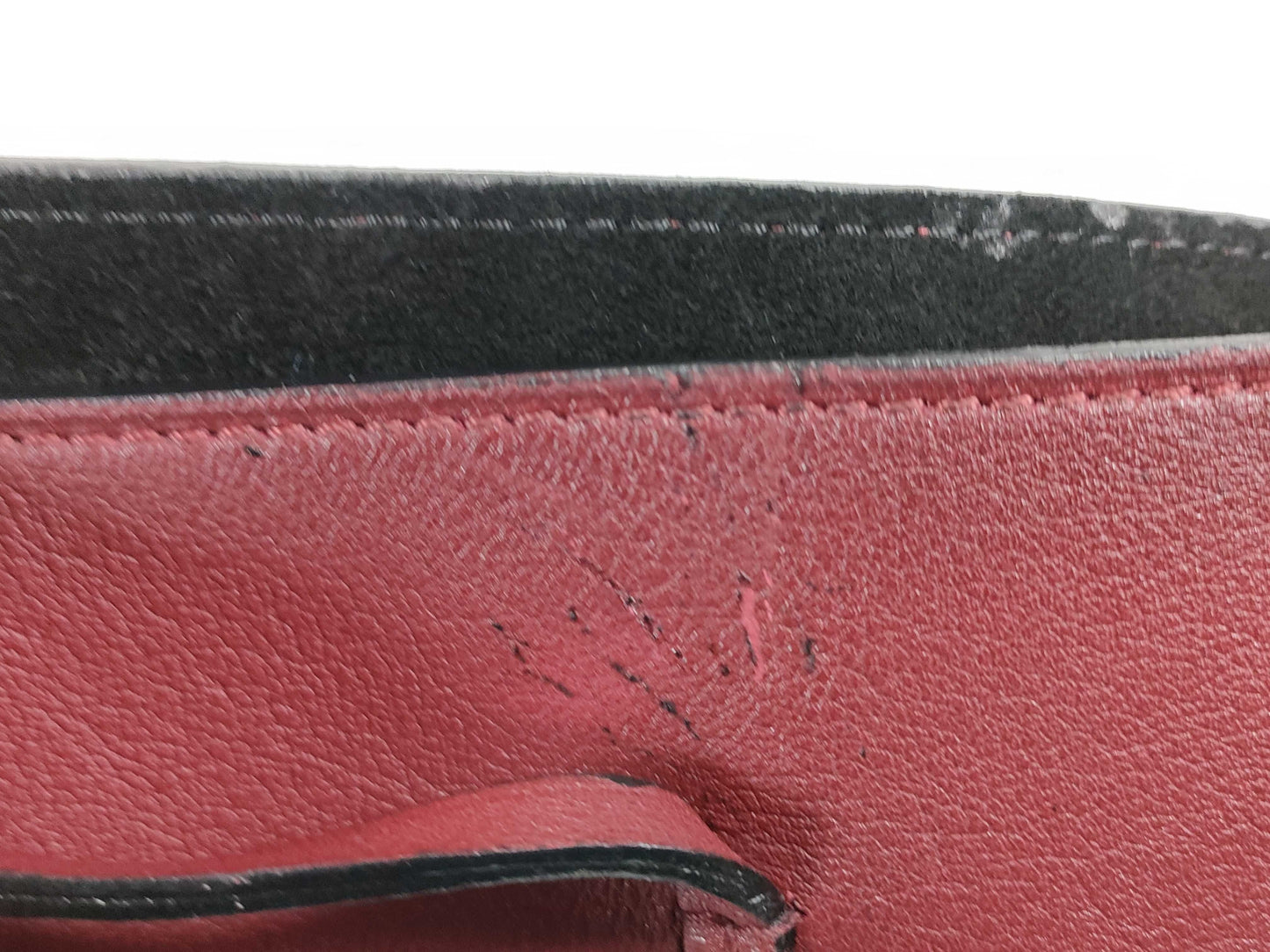 LOUIS VUITTON N 94590 Cuir Nuance NN14PM Calfskin Ruby Handbag