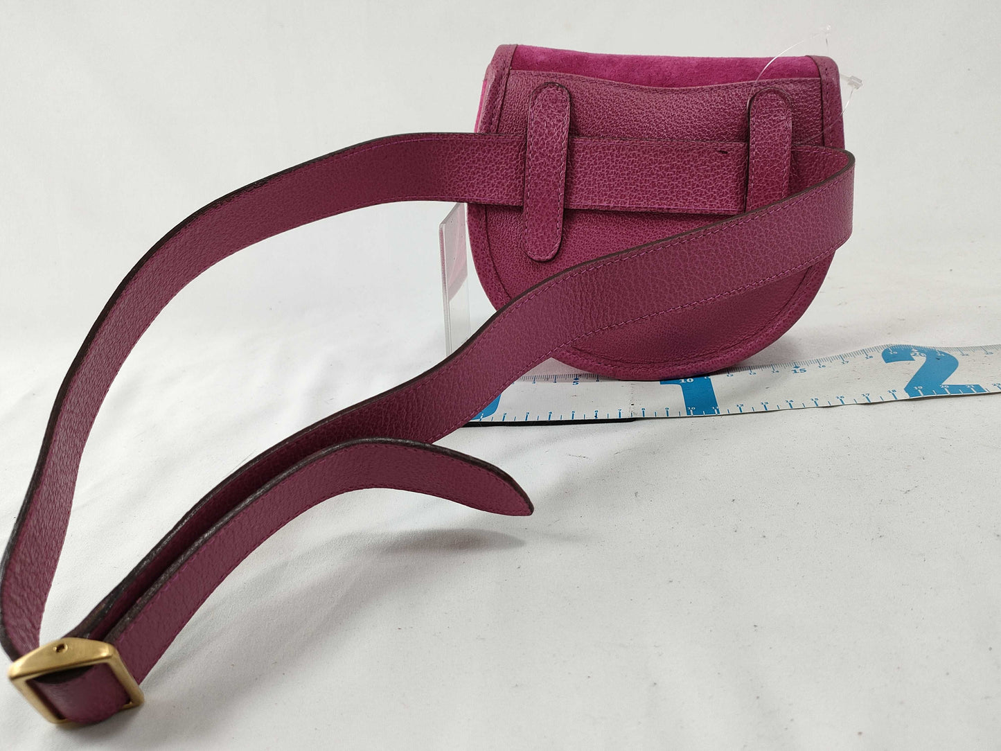 GUCCI Horsebit Waist Bag Suede Pink Waist Bag