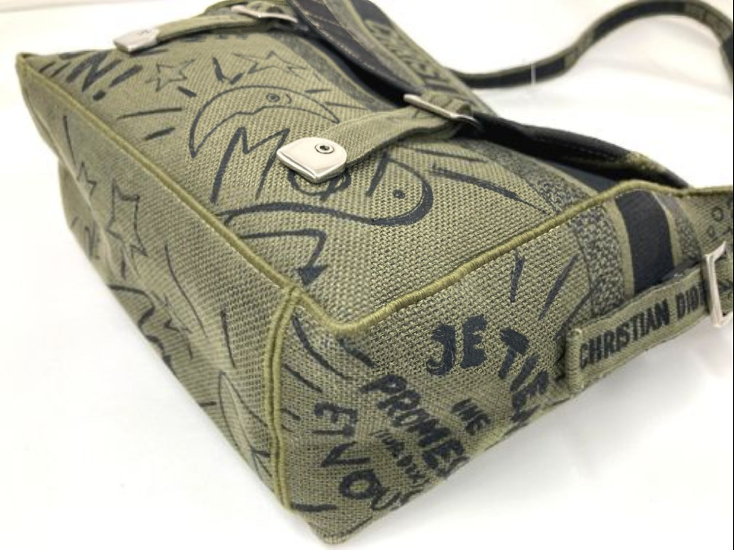 Dior Dior Camp Green 50-MA-1128 Shoulder Bag