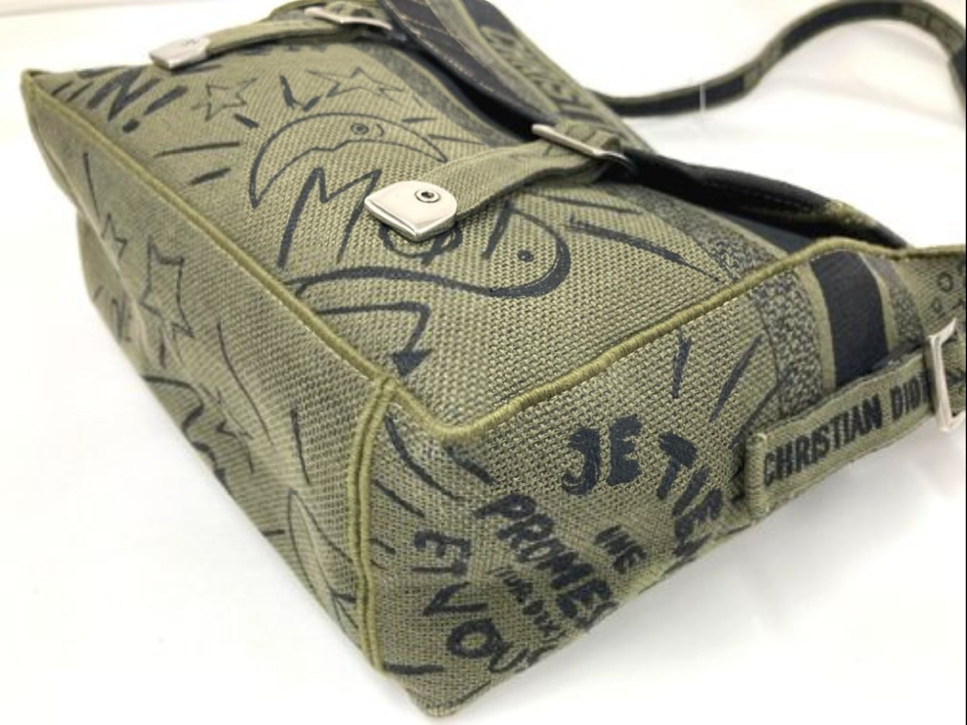 Dior Dior Camp Green 50-MA-1128 Shoulder Bag