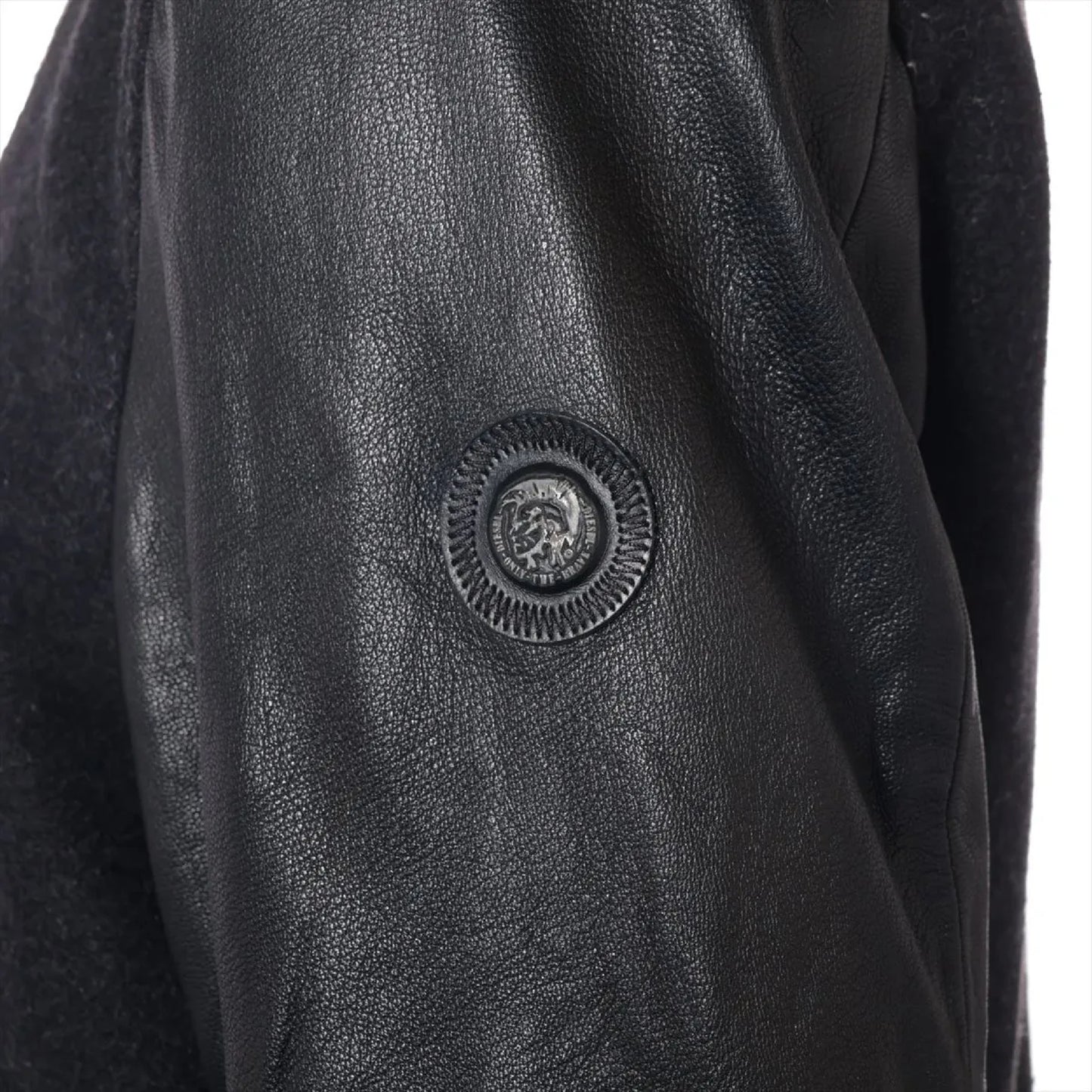Diesel Wool Jacket M Black Goat Coat