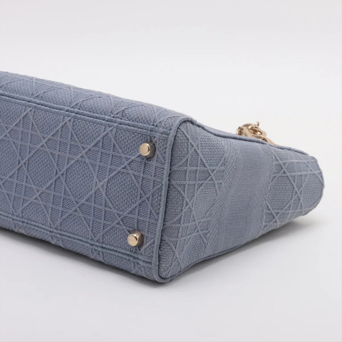 Dior Christian Dior Lady Dee-Lite Medium Canvas Dust Bag Handbag